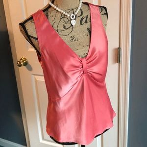 Preview International Sleeveless Coral Tank Top Camisole Size Medium